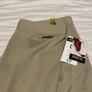 NWT Kerrits Flow Rise performance tight in Tan, Size 1X.